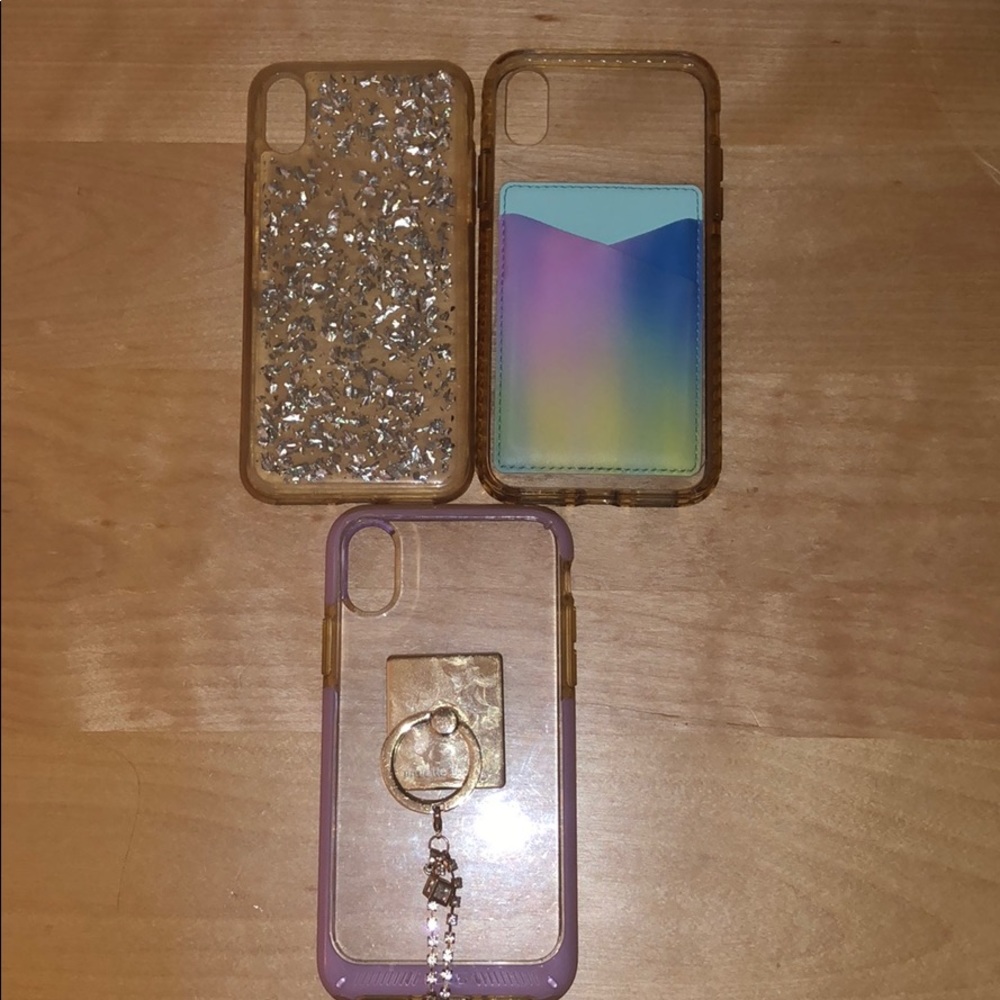 iPhone X phone cases all three for $10